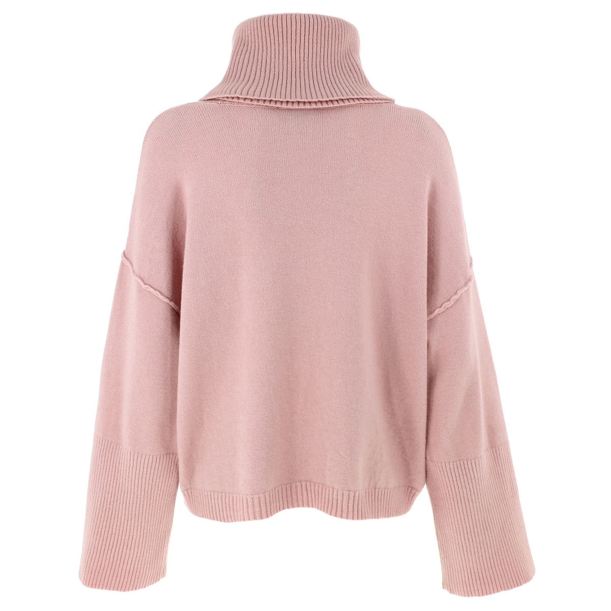 KARAKORUM Maglia Jacqueline rosa con collo staccabile