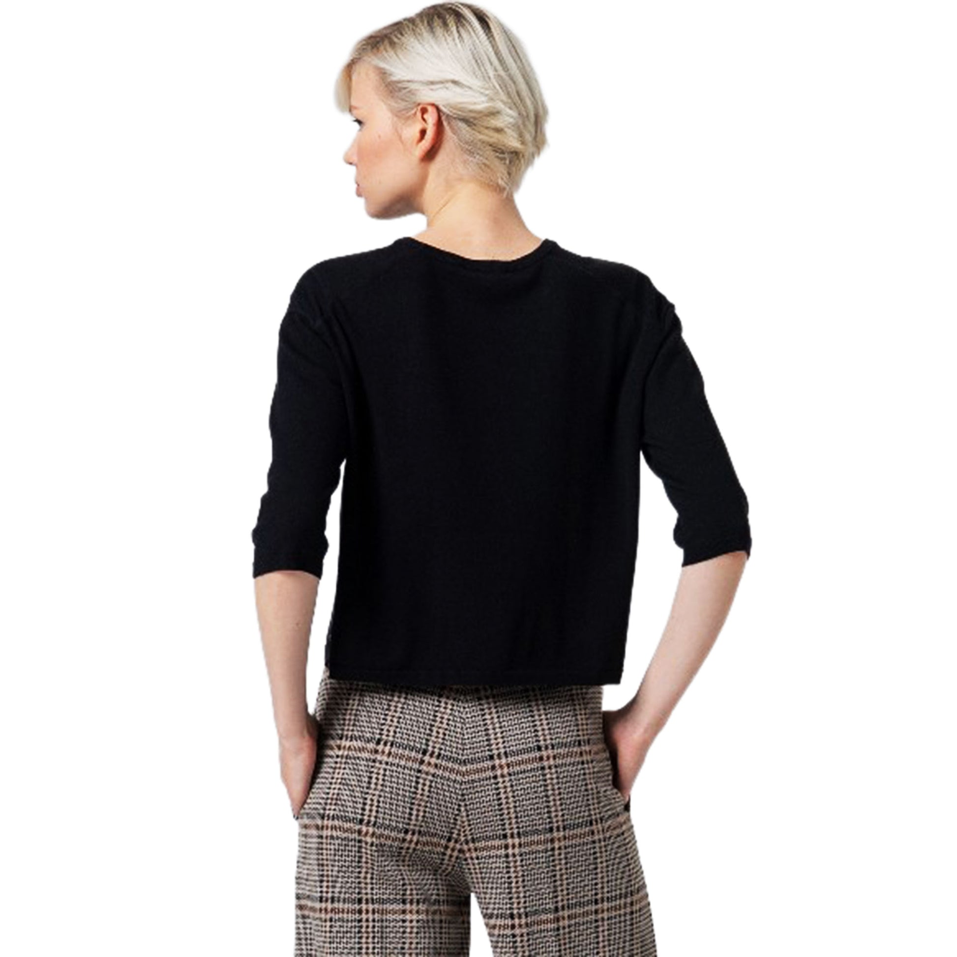 SURKANA - Maglia cropped a maniche 3/4-SURKANA-VIALESCARPE