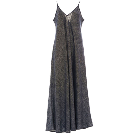 BABA DESIGN - Abito lungo Crinkle Sunbeam-Baba design-VIALESCARPE