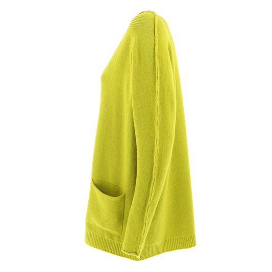 KARAKORUM Cardigan Bianca lime