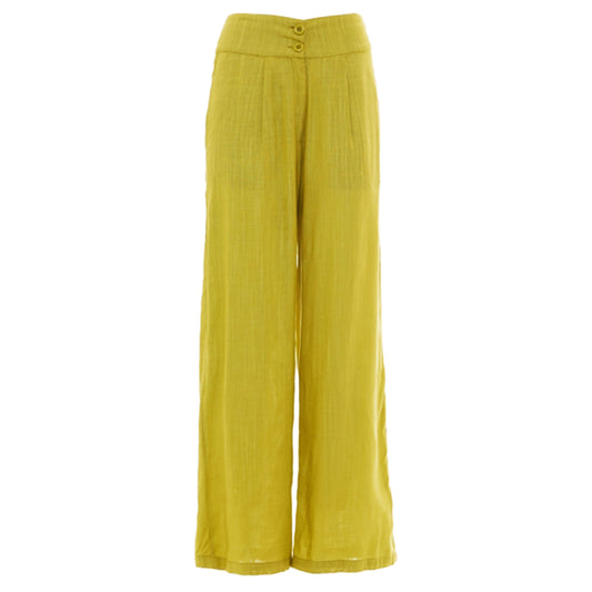 BABA DESIGN - Pantaloni dritti Linen Luxe