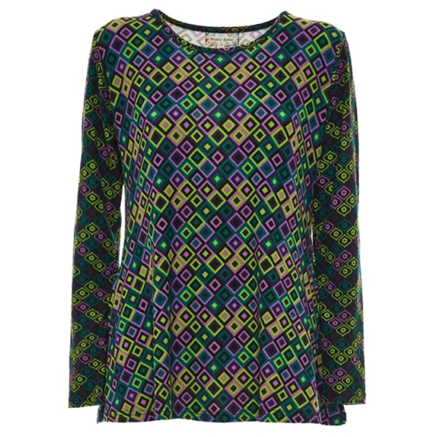 BABA Design Maglia Happy Baba HELSINKY SQUARE Verde-Baba design-VIALESCARPE