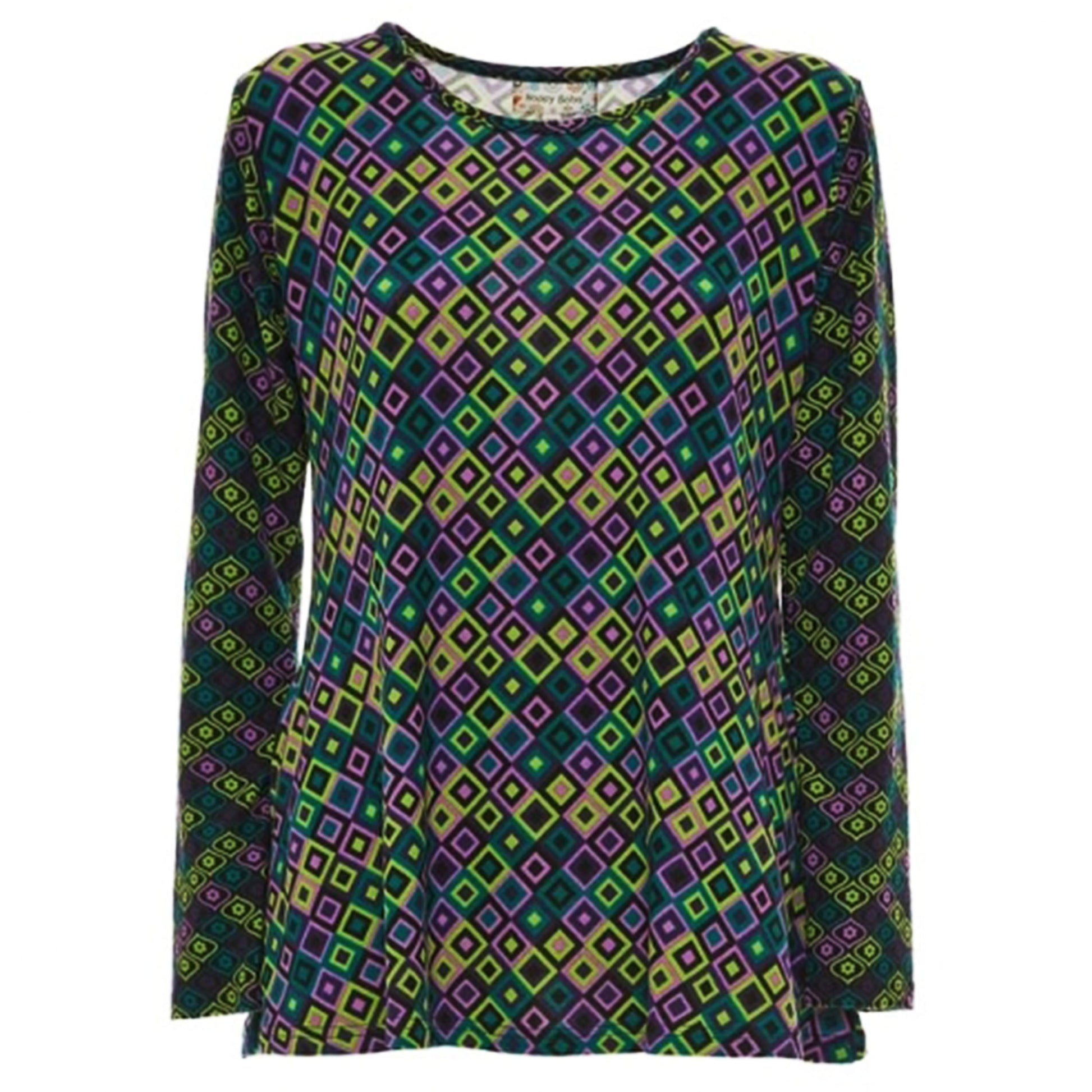 BABA Design Maglia Happy Baba HELSINKY SQUARE Verde-Baba design-VIALESCARPE