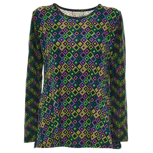 BABA Design Maglia Happy Baba HELSINKY SQUARE Verde-Baba design-VIALESCARPE