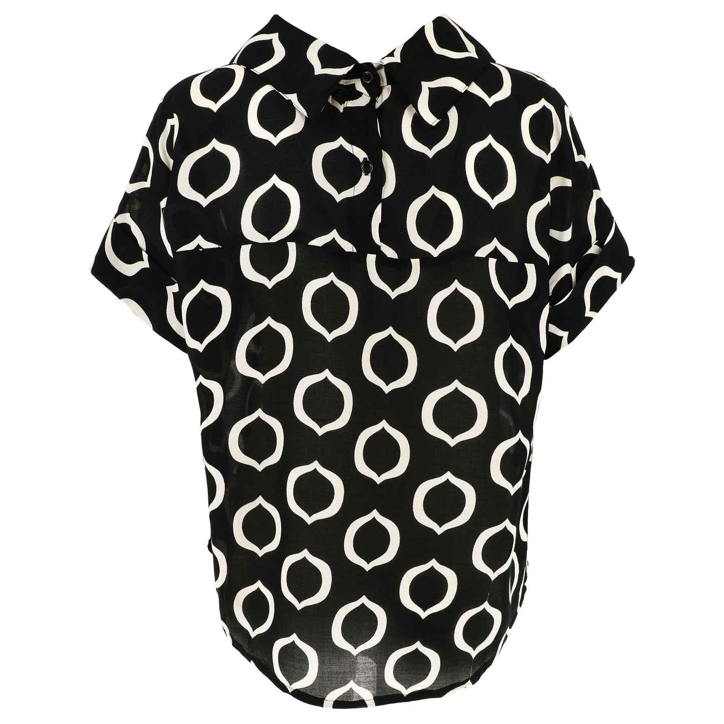 KARAKORUM Camicia SASHI Nero ed Ecru-KARAKORUM-VIALESCARPE