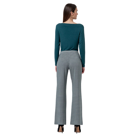 SURKANA Pantalone Viscosa Stampato Grigio-SURKANA-VIALESCARPE