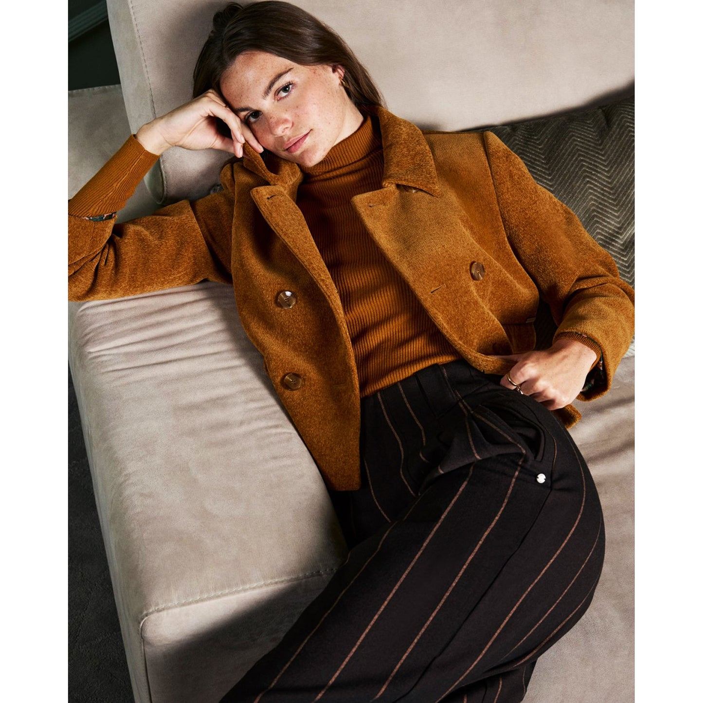 SURKANA - Maglione a coste con collo alto-SURKANA-VIALESCARPE