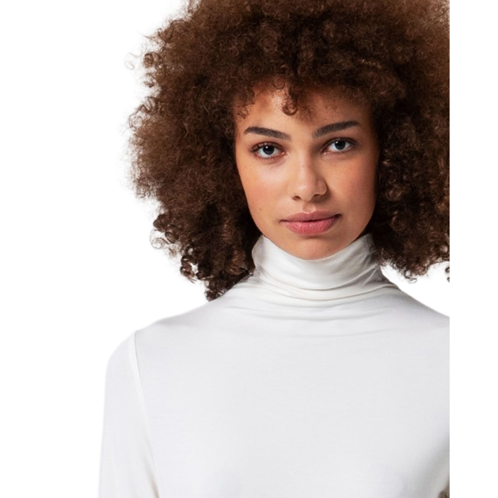 SURKANA - T-shirt dolcevita in viscosa di bambù-SURKANA-VIALESCARPE