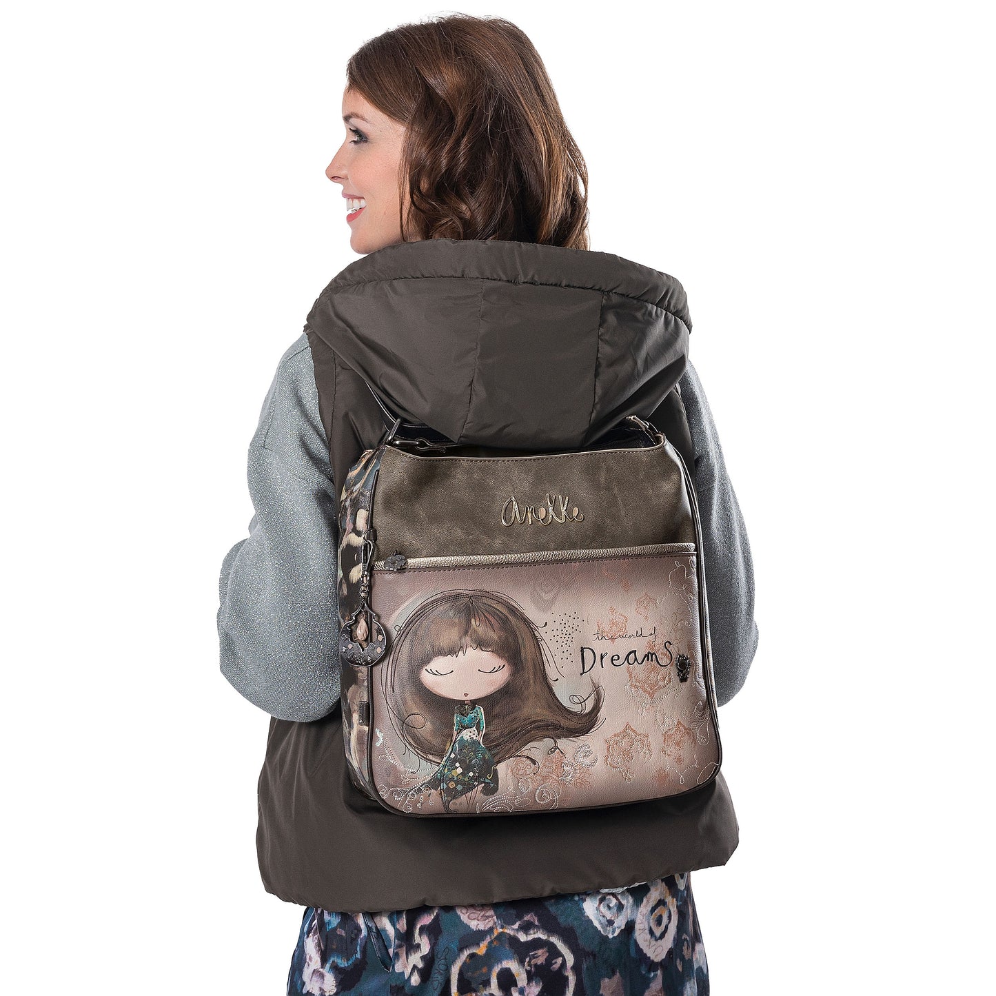 ANEKKE - Borsa trasformabile in zaino Real