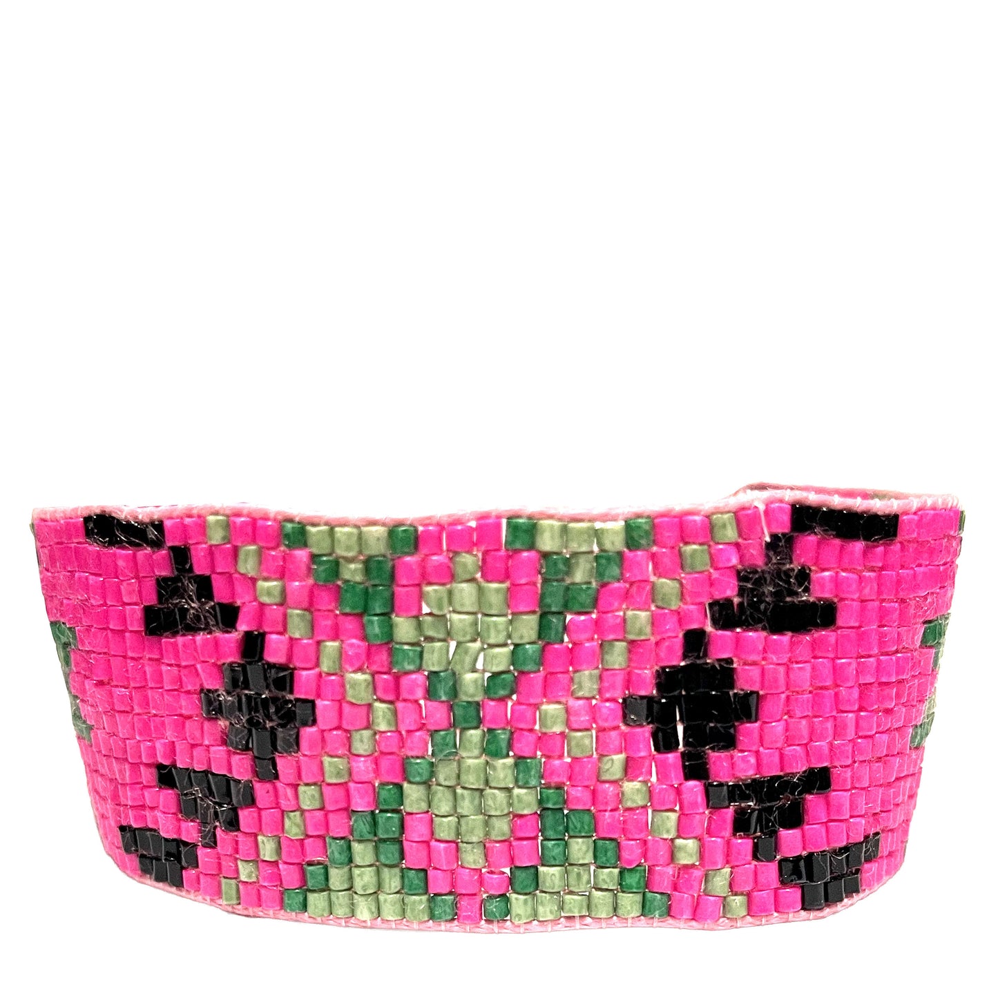 SURKANA Bracciali alti perline giapponesi rosa