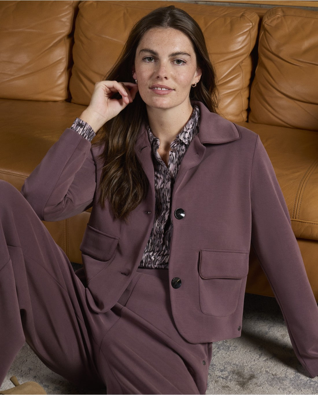 SURKANA - Camicia a maniche lunghe elastica e fluida-SURKANA-VIALESCARPE