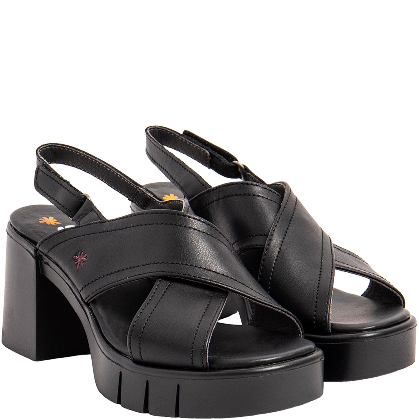 ART COMPANY Sandali EIVISSA Nappa Nero-ART®-VIALESCARPE