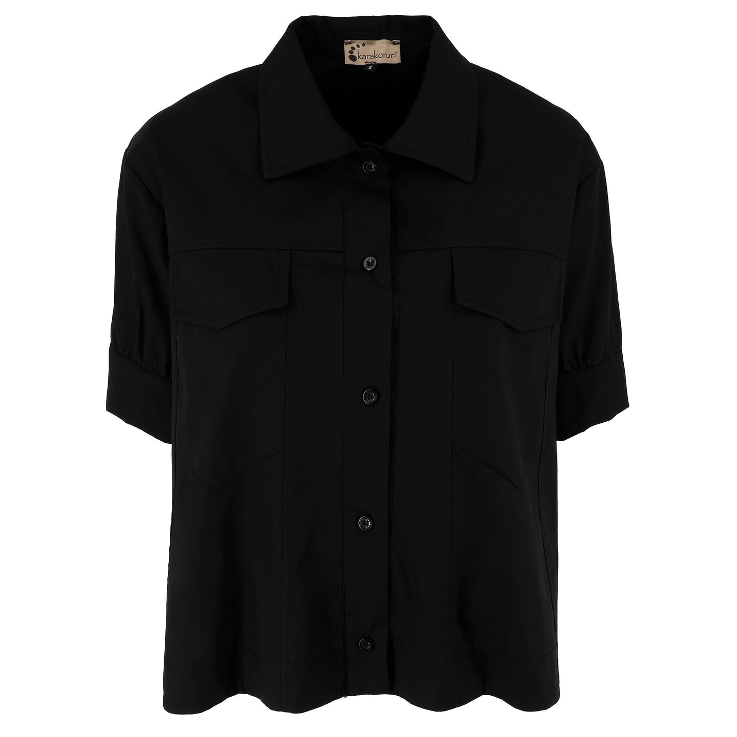 KARAKORUM Camicia LALIT Nero-KARAKORUM-VIALESCARPE
