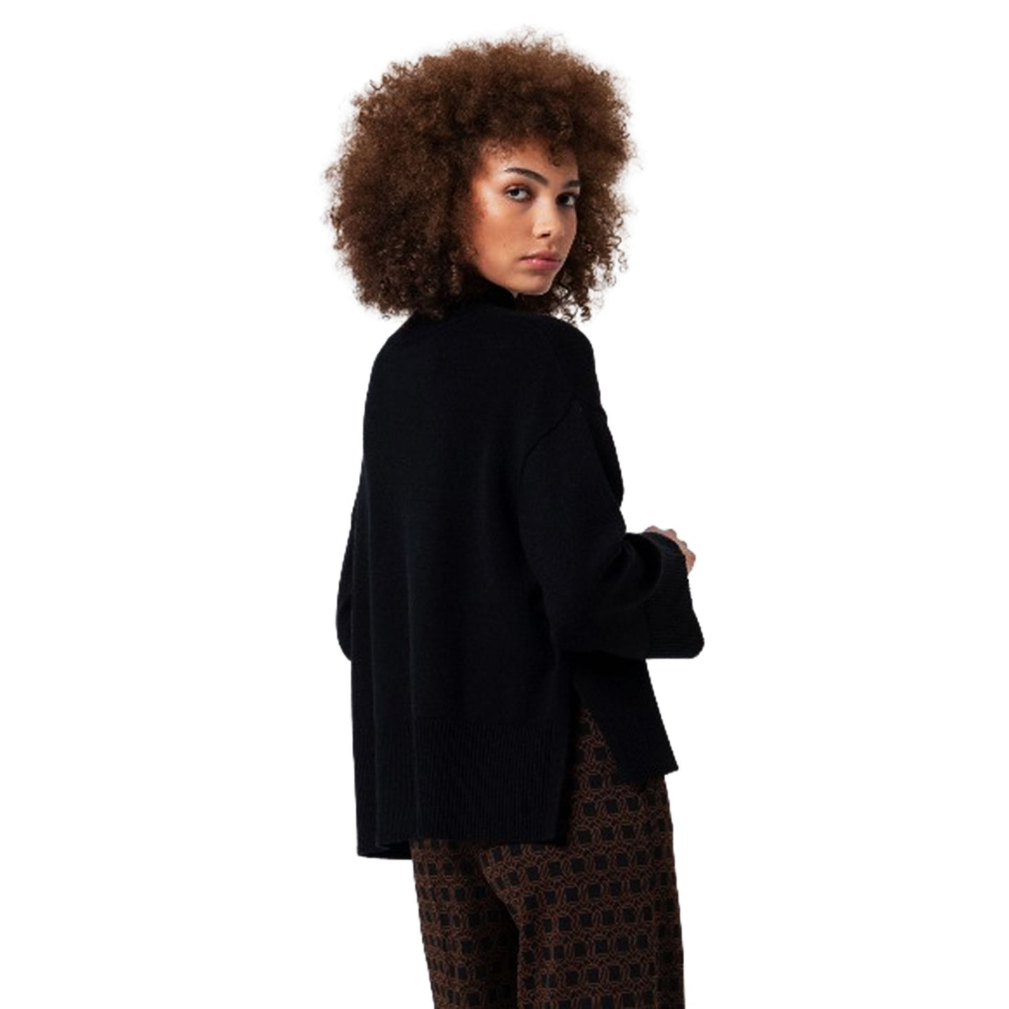 SURKANA - Maglione a collo alto e maniche ampie-SURKANA-VIALESCARPE