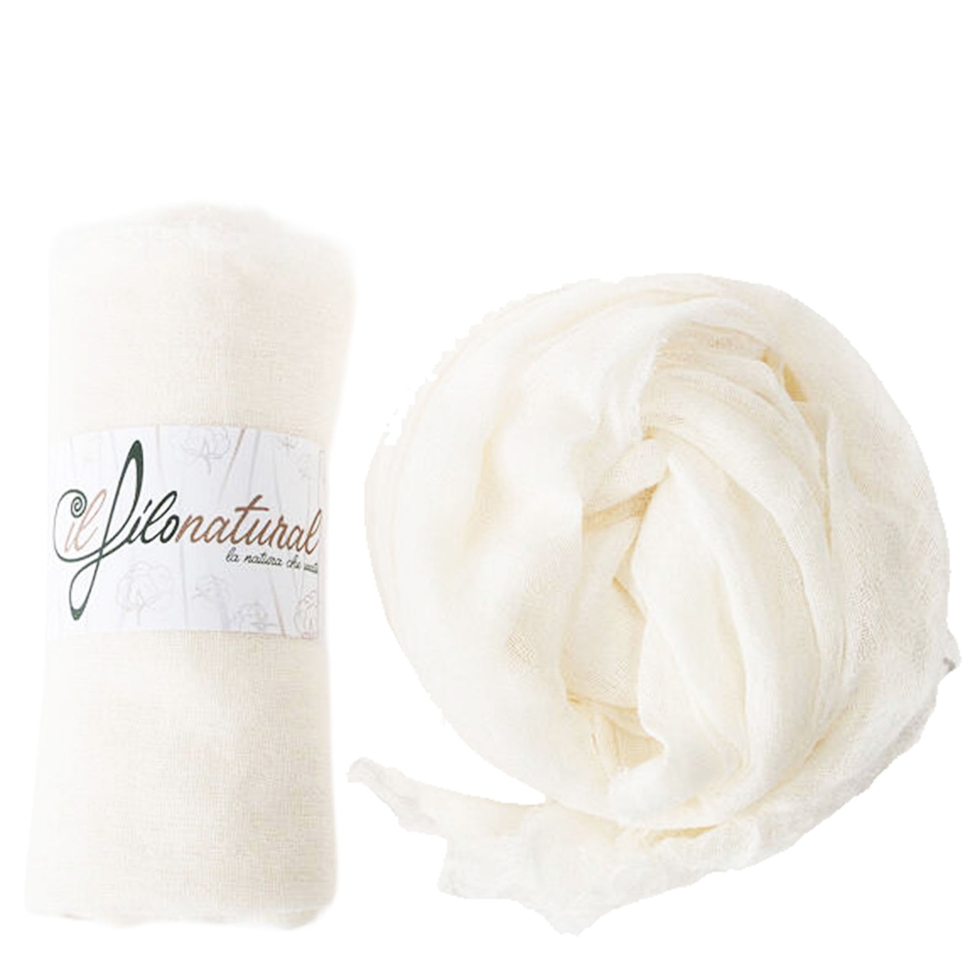 Scialle Foulard Pareo Lino Perla-GliARTiCOLiIL-VIALESCARPE