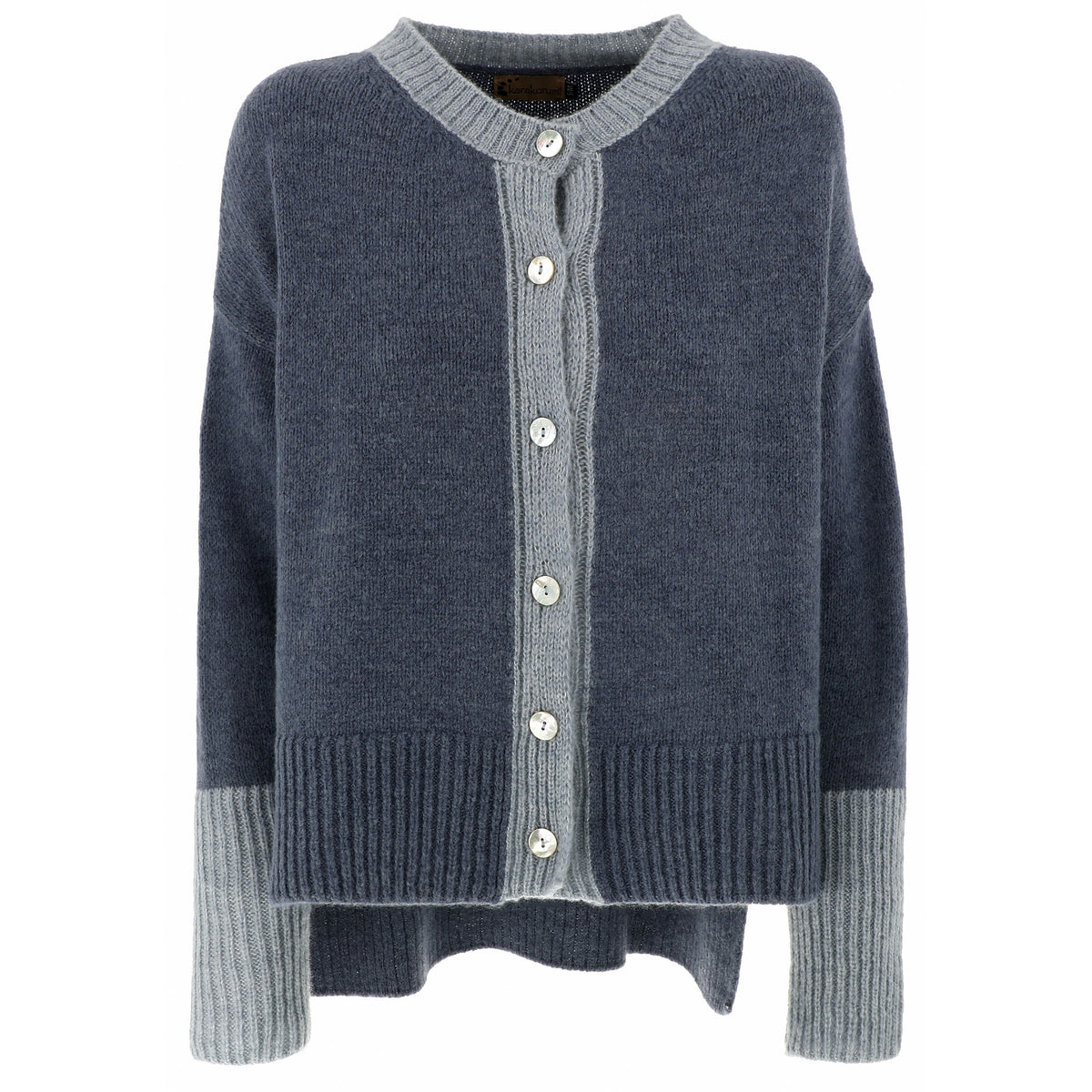 KARAKORUM Cardigan Chantal denim e azzurro