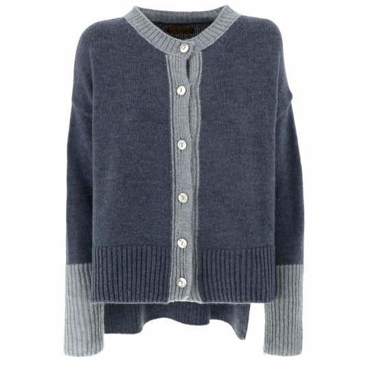 KARAKORUM Cardigan Chantal denim e azzurro