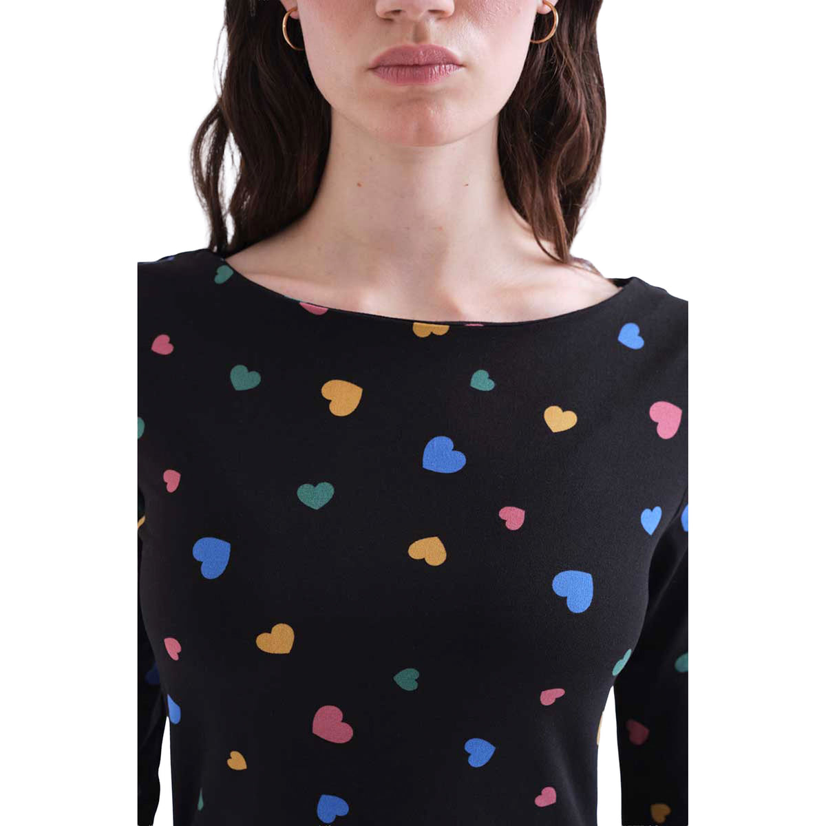COMPAÑÍA FANTÁSTICA T-shirt manica lunga Candy Nera