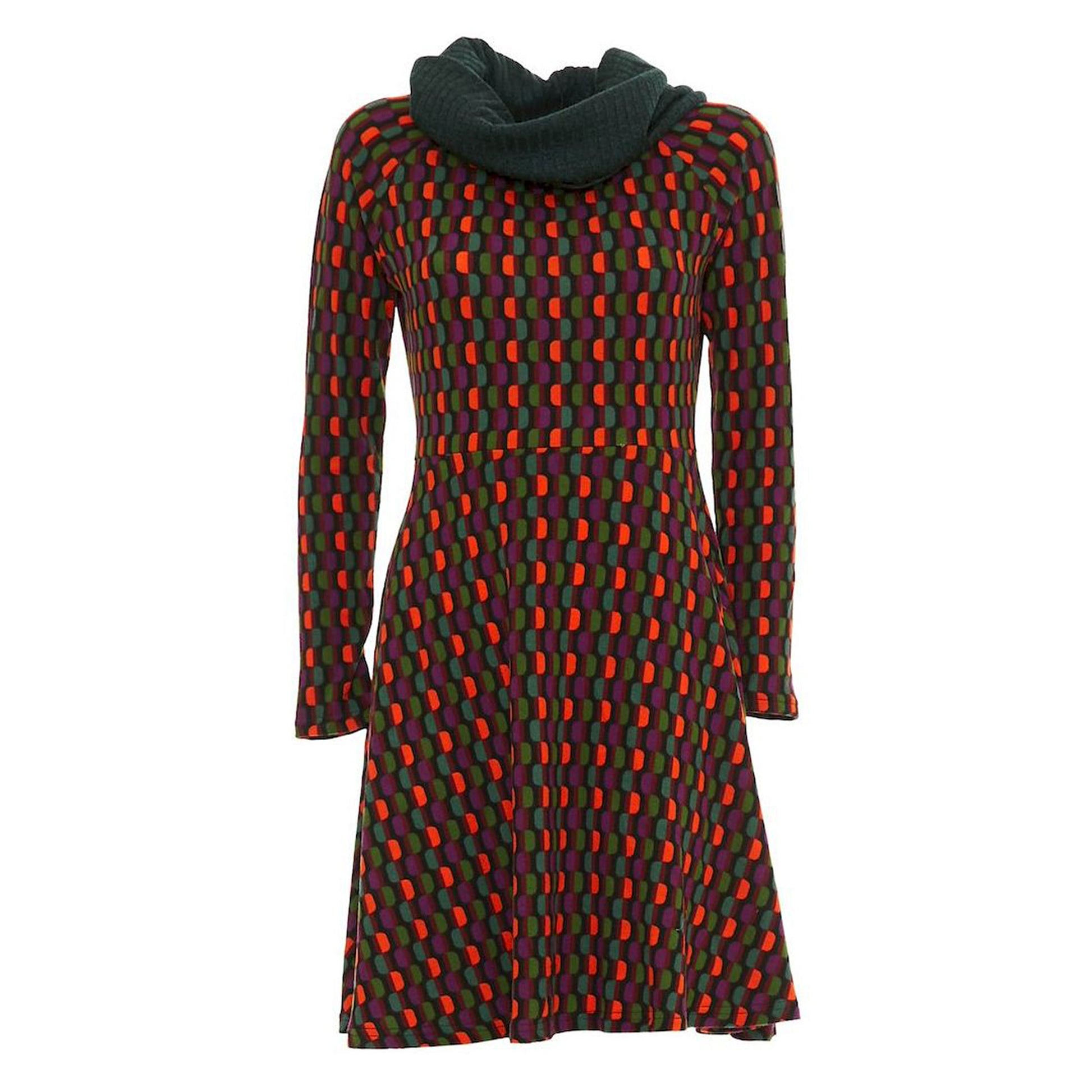 BABA Design - Abito corto jersey con collo dolcevita morbido-Baba design-VIALESCARPE