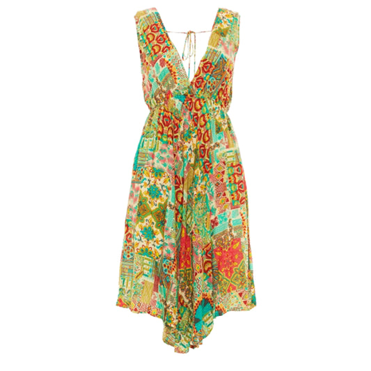 BABA DESIGN - Abito corto SUNSET SAIL