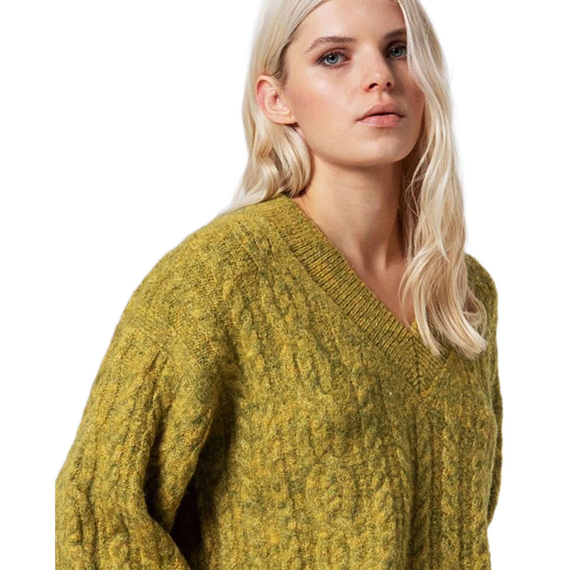 SURKANA - Maglione oversize a trecce-SURKANA-VIALESCARPE