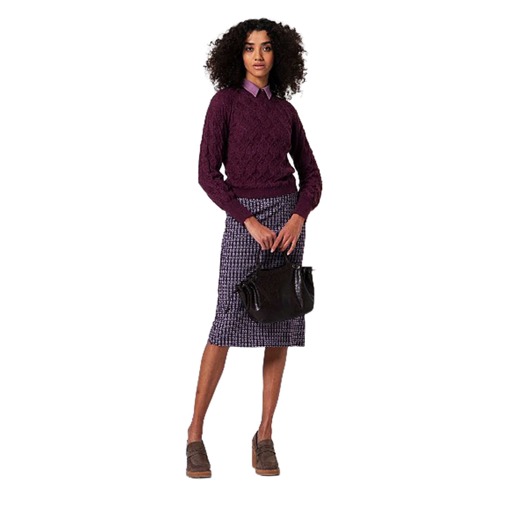 SURKANA - Maglia con motivo a trecce-SURKANA-VIALESCARPE