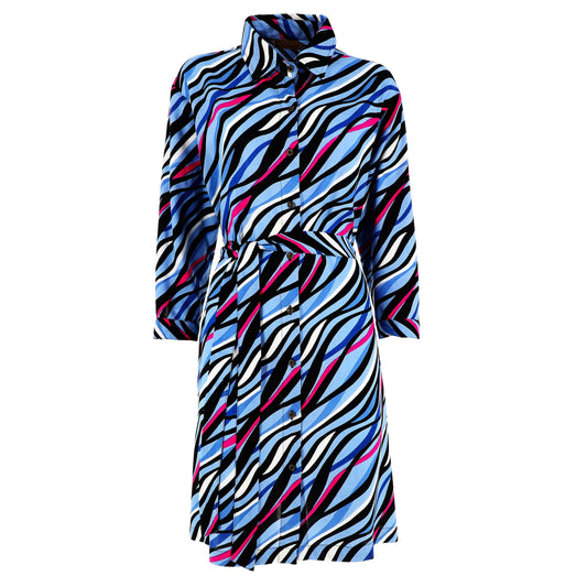 KARAKORUM Vestito camicia DENISE Blu