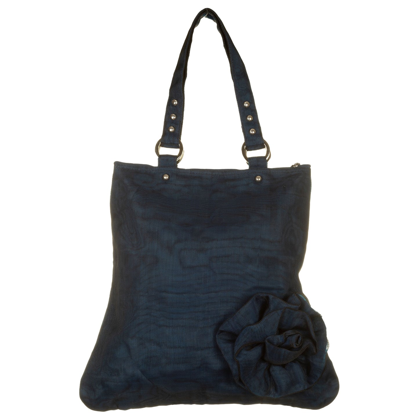 Borsa con fiore blu