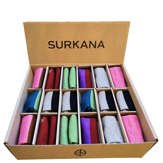 SURKANA - Calzini jacquard a metà polpaccio-SURKANA-VIALESCARPE