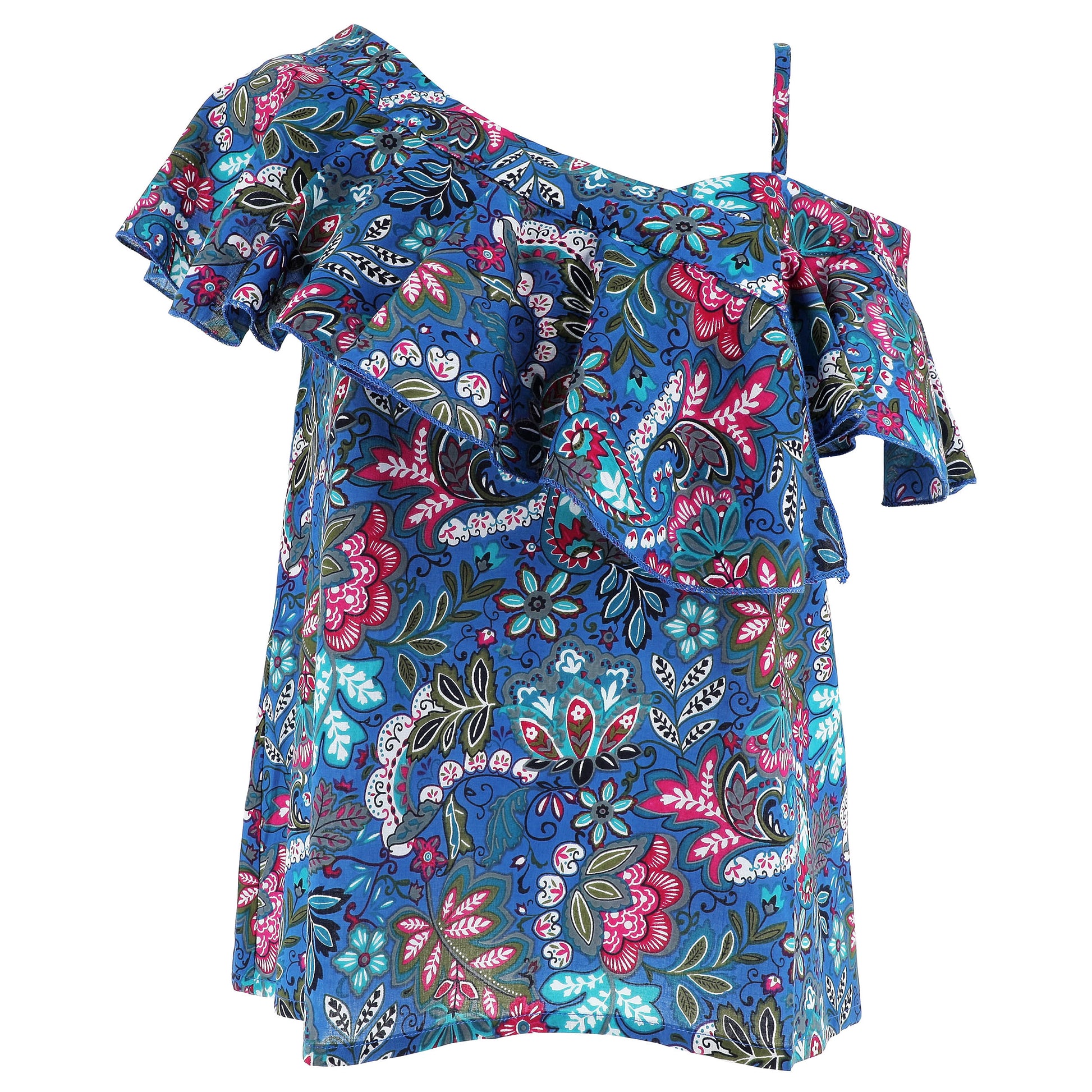 KARAKORUM Top ROANA Blu-KARAKORUM-VIALESCARPE