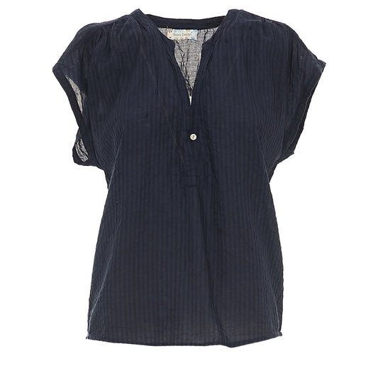 BABA DESIGN Blusa  NATURAL SHINE Blu