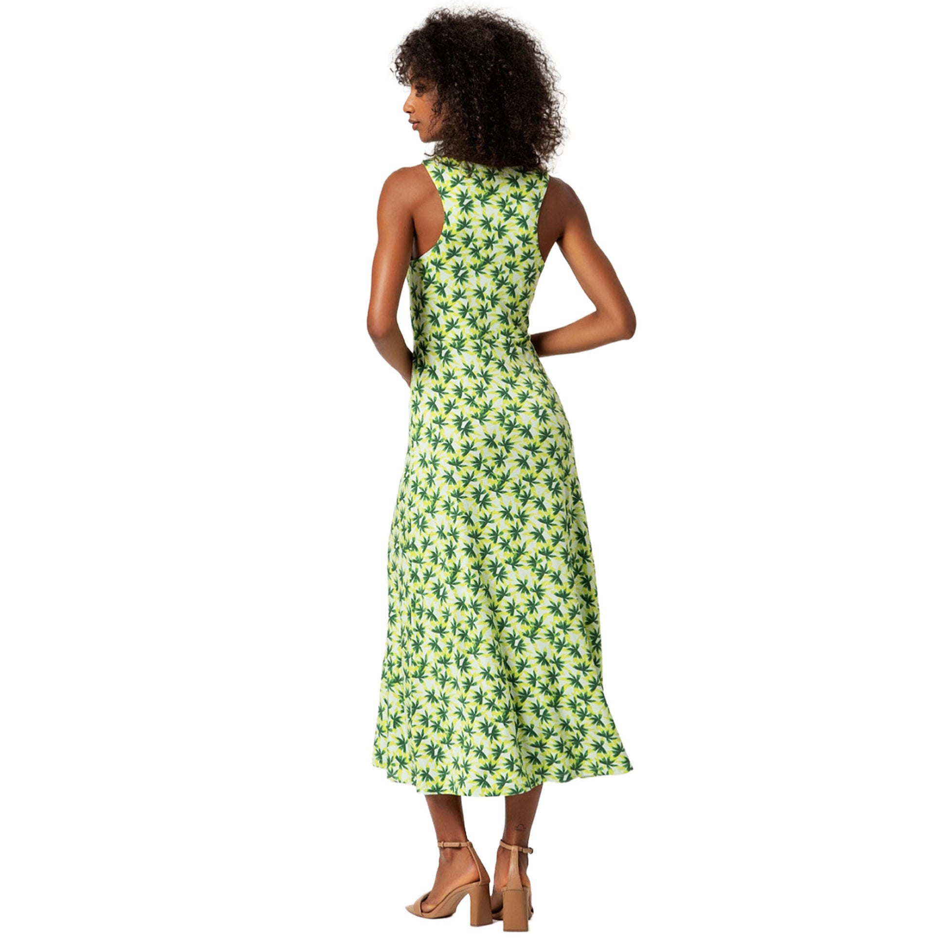 SURKANA Vestito a spalline con drappeggio sul petto Verde Chiaro-SURKANA-VIALESCARPE