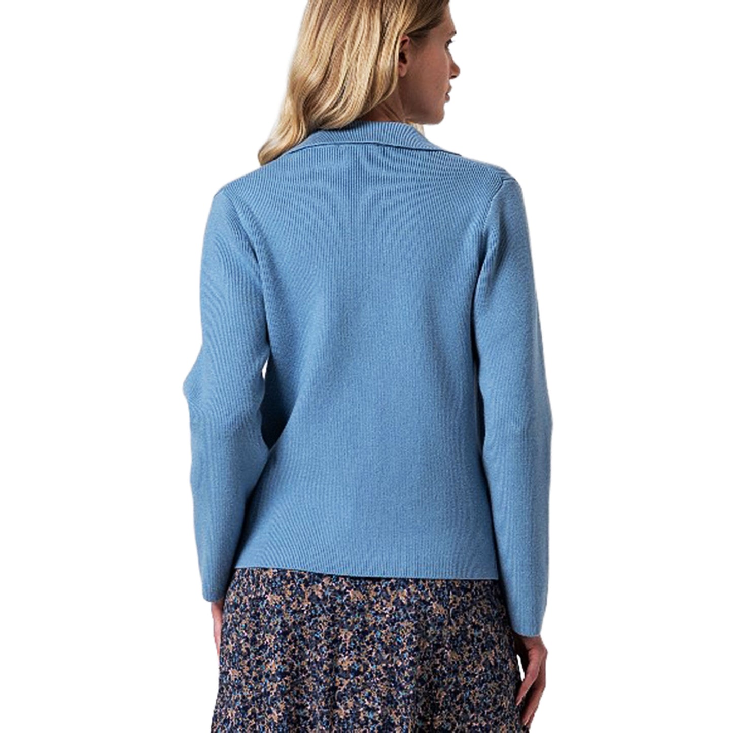 SURKANA - Giacca in maglia con collo a revers e tasche-SURKANA-VIALESCARPE