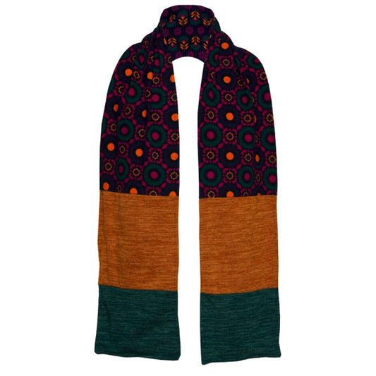 BABA Design Sciarpa patchwork Viola GRAFFITI DREAMS-Baba design-VIALESCARPE