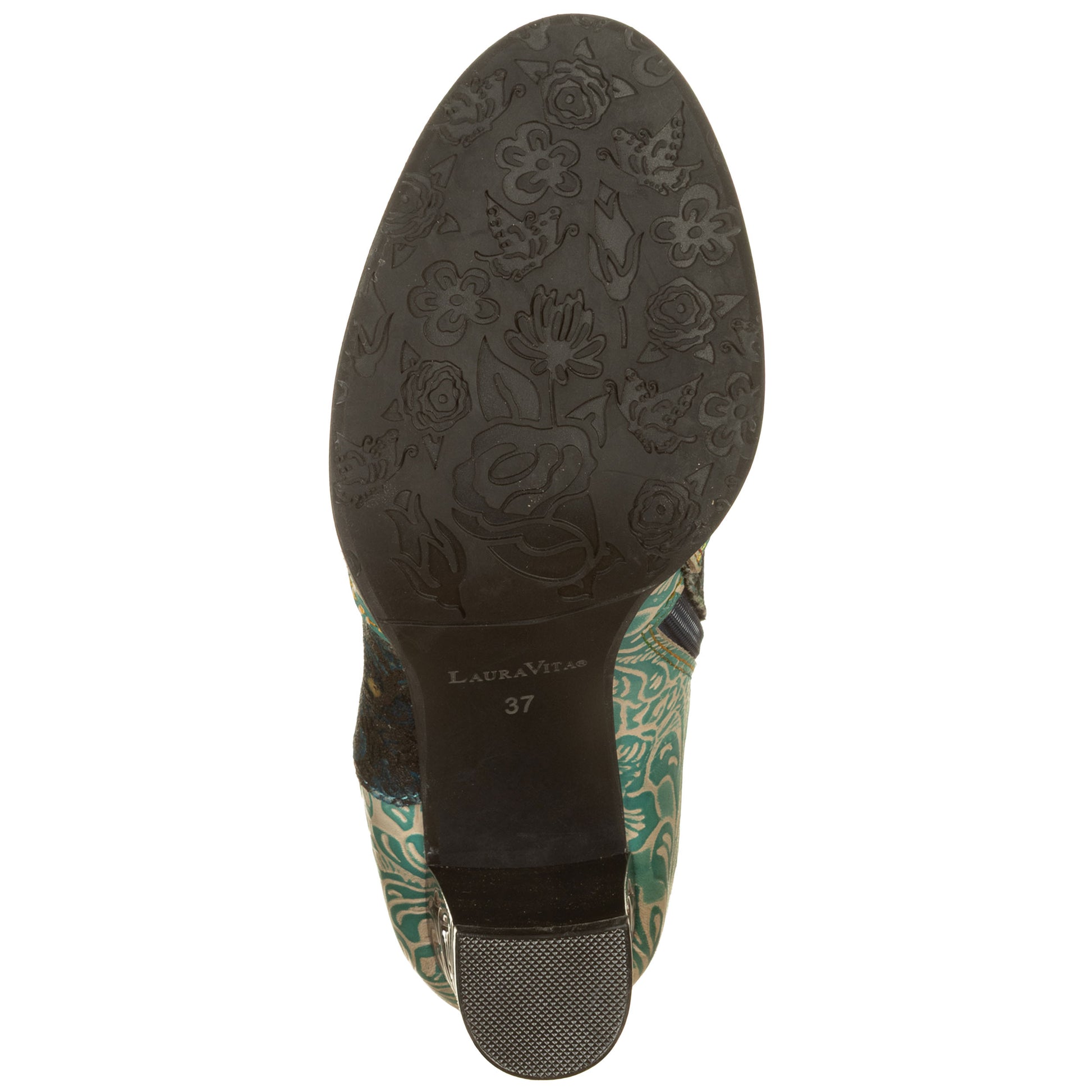 LAURA VITA Stivaletti con tacco lavorato LEDAO48 Tiffany