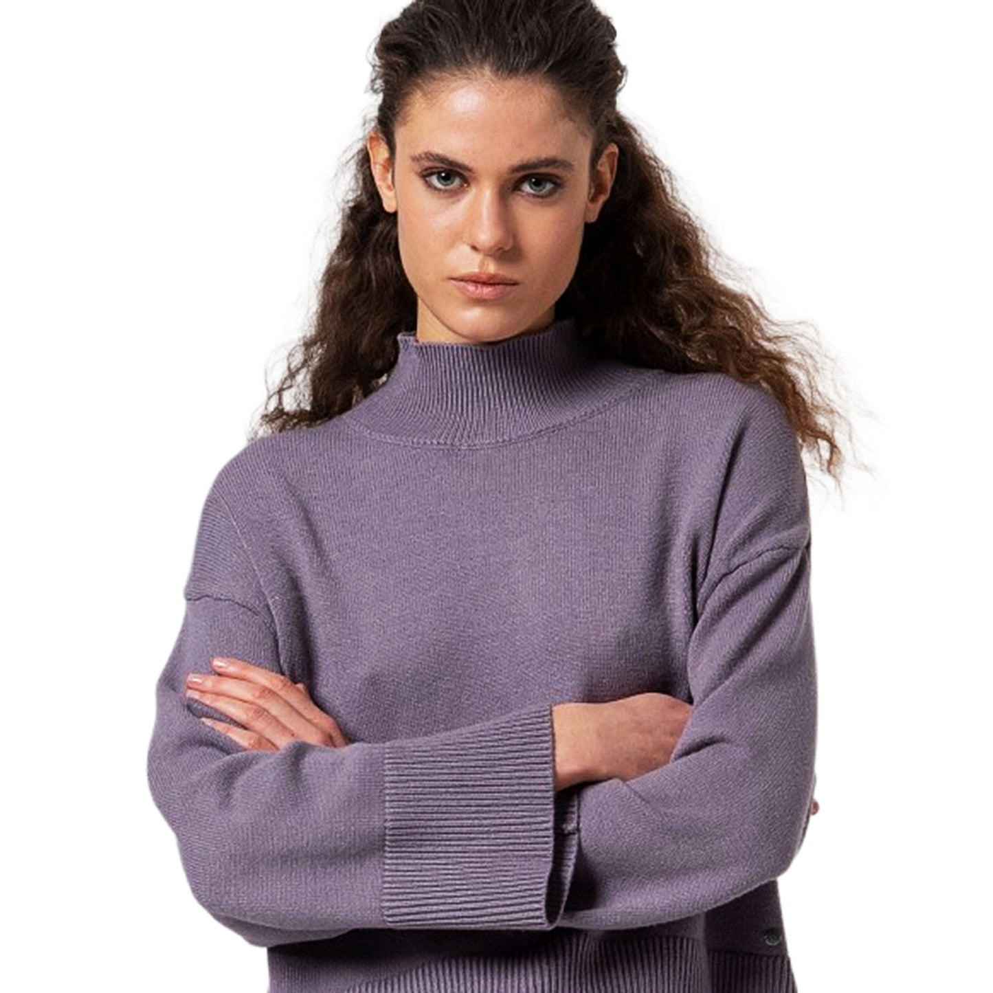 SURKANA - Maglione a collo alto e maniche ampie-SURKANA-VIALESCARPE