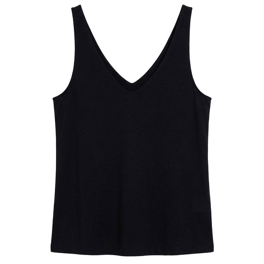 SURKANA Top a spalline Nero-SURKANA-VIALESCARPE
