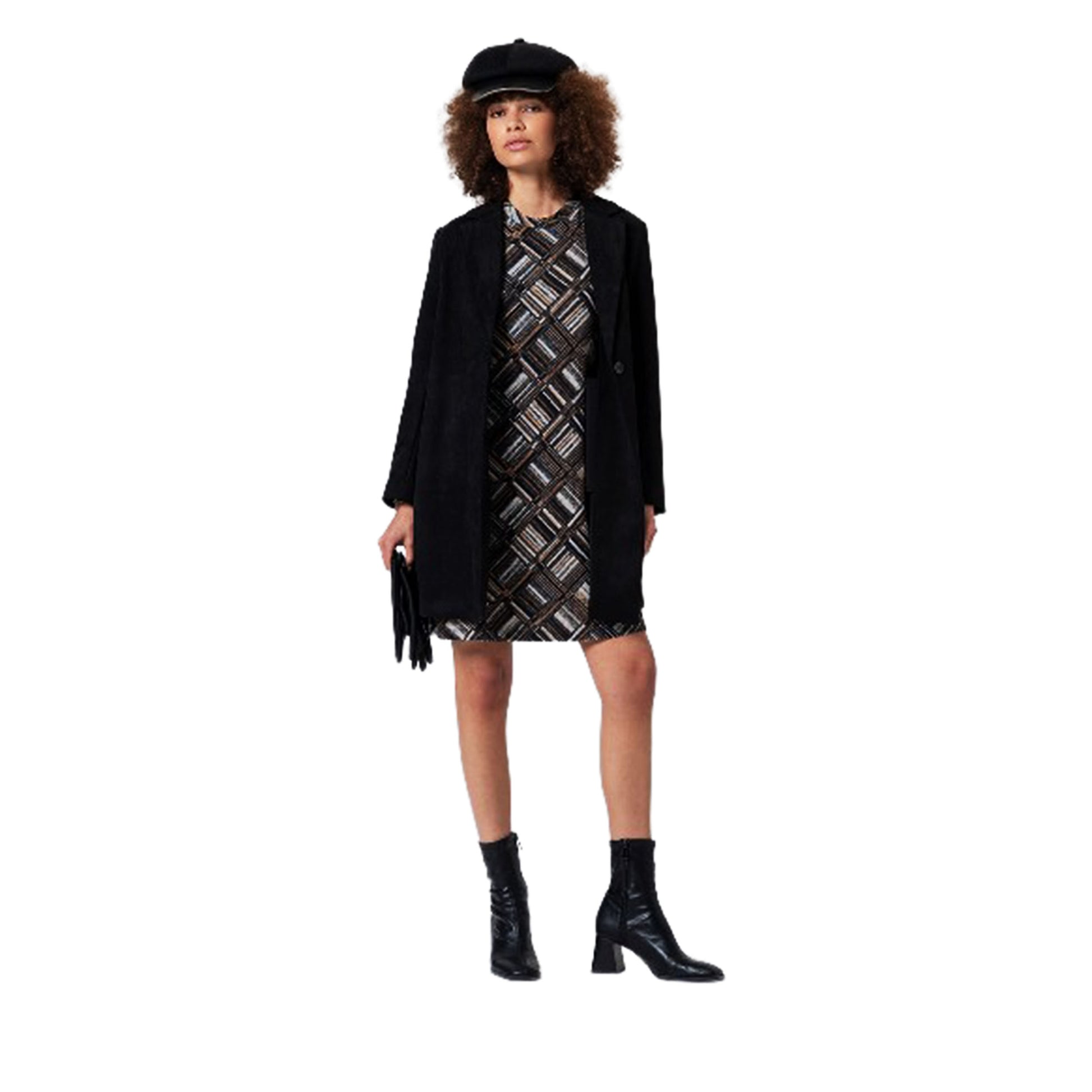 SURKANA - Cappotto oversize effetto velluto-SURKANA-VIALESCARPE