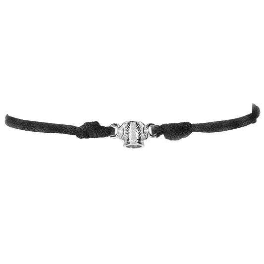 Bracciale Filo Magico Cotone Ditale rodio DOG