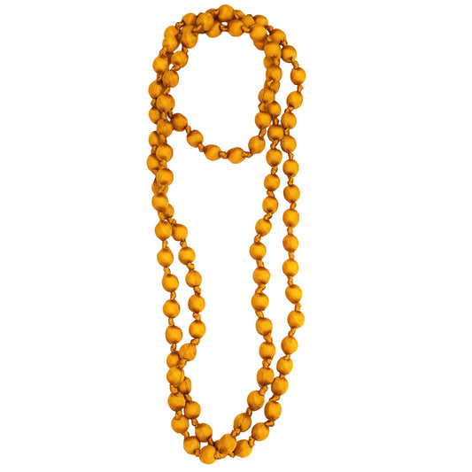 LOOM - Collana Doan Nodi Seta Oro Antico