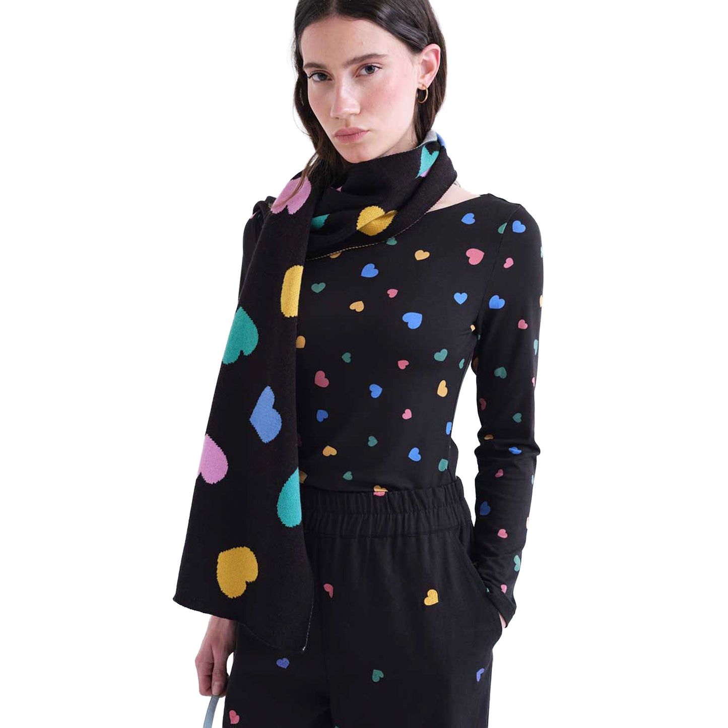 COMPAÑÍA FANTÁSTICA T-shirt manica lunga Candy Nera