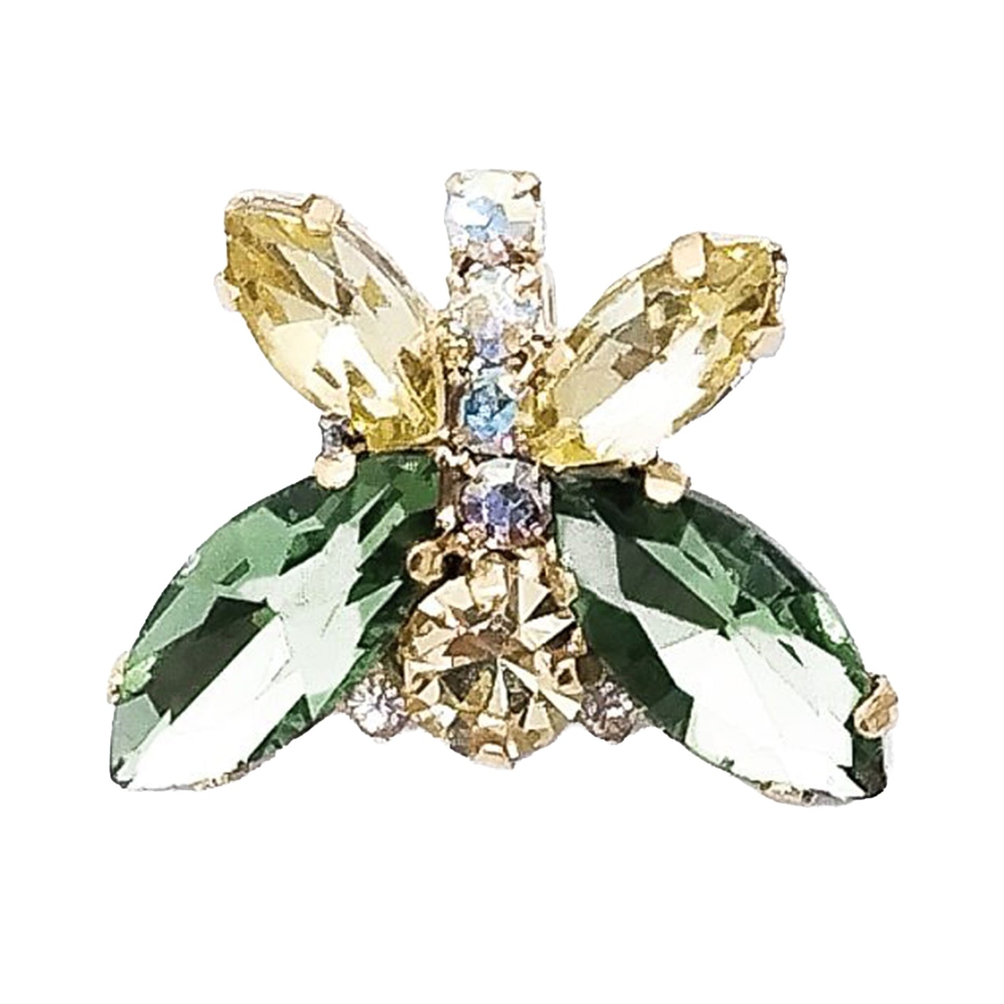 Spilla con strass per lacci - Ape