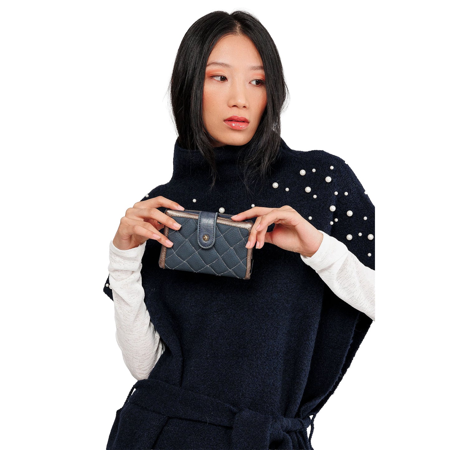 ANEKKE - Portafogli medio flessibile RFID Boutique-ANEKKE-VIALESCARPE