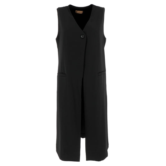 KARAKORUM Maxi Gilet ZOE Nero