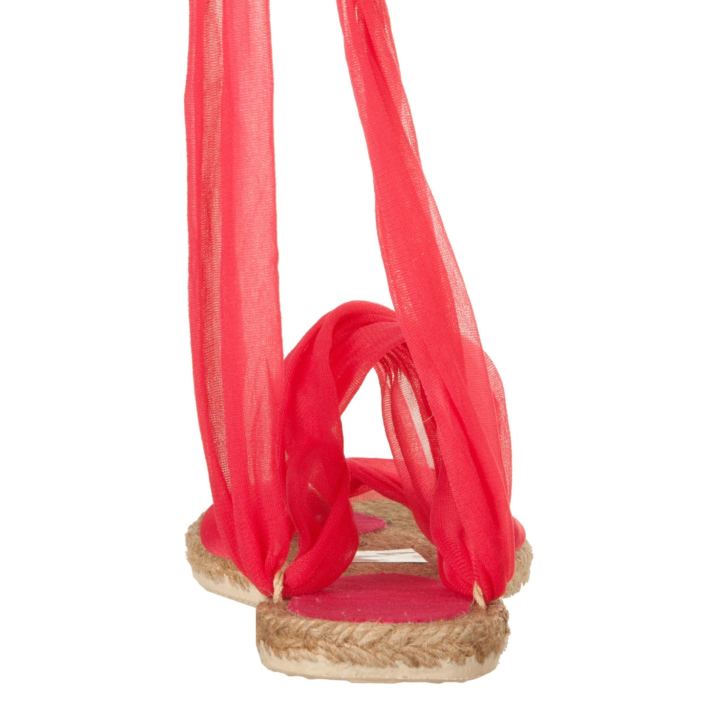 Espadrilles Silvia Lace Rosso-VIALESCARPE-VIALESCARPE