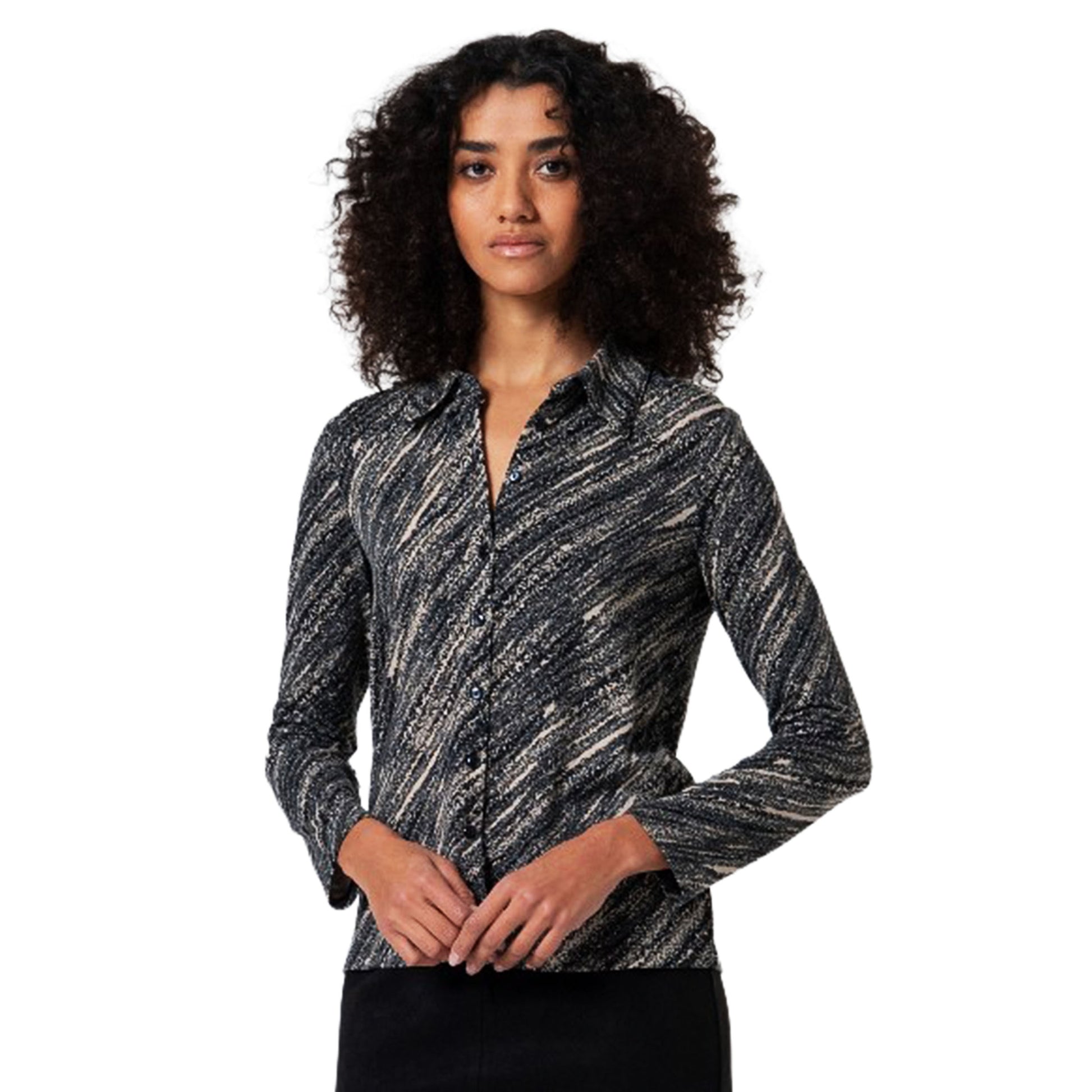 SURKANA - Camicia in poliestere riciclato stretch-SURKANA-VIALESCARPE
