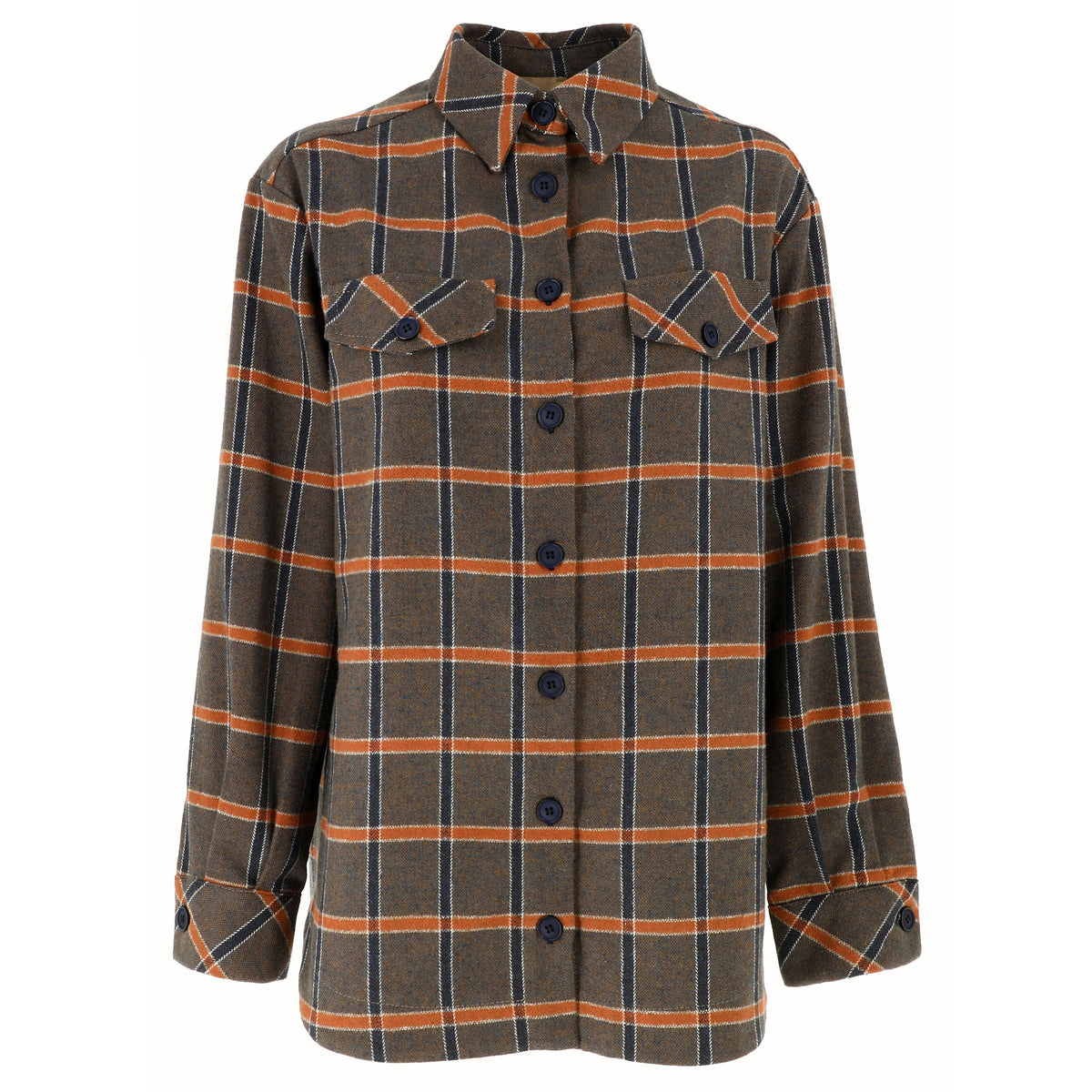 KARAKORUM Camicia Dafne blu a quadri