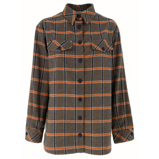 KARAKORUM Camicia Dafne blu a quadri