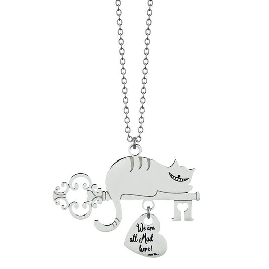 MAD TEA - Collana Gatto di Alice “Qui siamo tutti matti!”