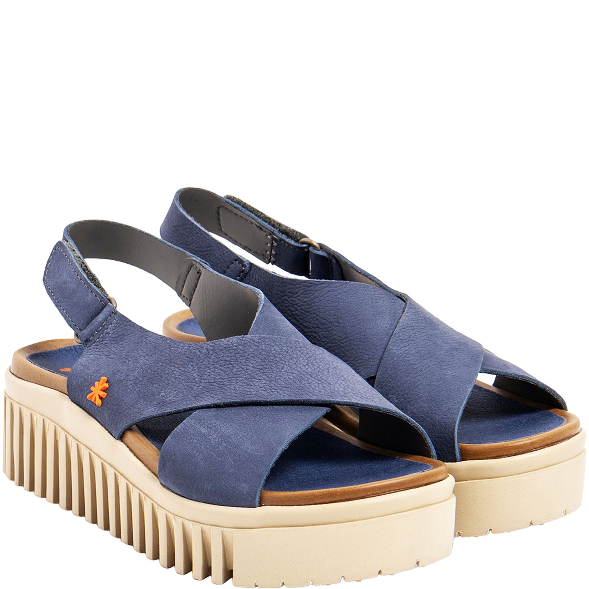 ART Sandali BRIGHTON nabuck Denim-ART®-VIALESCARPE